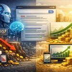 Neue AI Suche raubt Websites 38 Prozent ihrer Klicks