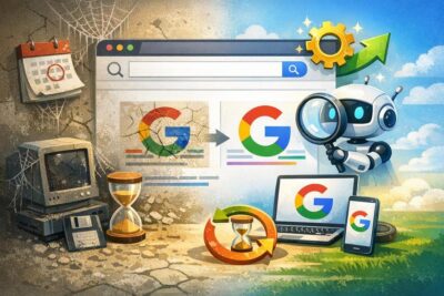 Rebranding Albtraumnull Google zeigt Ihr altes Logo